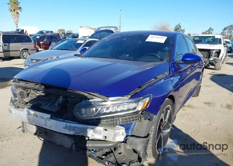 2019 Honda Accord Sport из США, поврежденный, VIN 1HGCV1F35KA160444